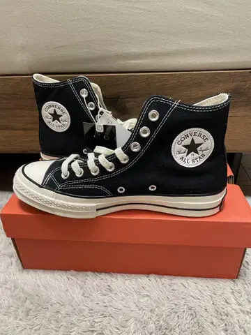 [ 미사용 새상품 ] 컨버스 척테일러 블랙 가죽 26cm
