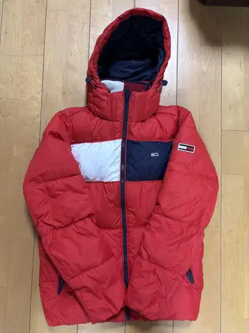 TOMMY JEANS 다운 자켓 S 레드