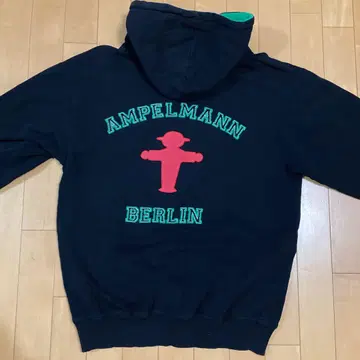 AMPELMANN BERLIN 콤비 컬러 후드티 S