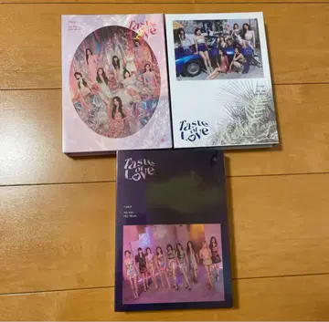 TWICE Taste of Love 앨범 세트 트레이딩 카드 혜택 포함