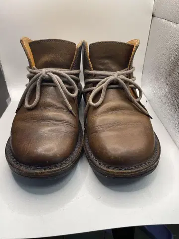 브라운 가죽 부츠 36