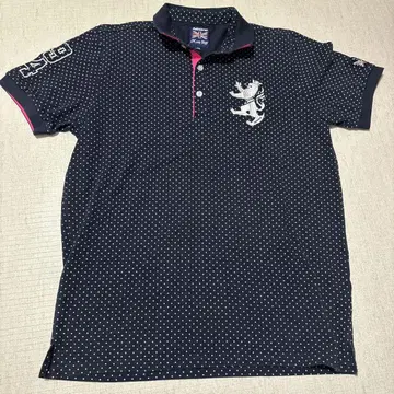 Men's Bigi x Admiral ENGLAND 피케 셔츠 와펜 자수