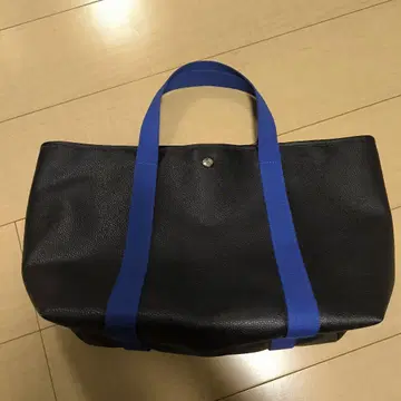 에르베샤 펠리에 블랙/파랑 핸드백