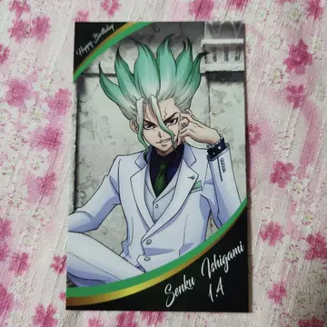 Dr.STONE 이시가미 센쿠 벌스데이 오리지널 카드 마루이