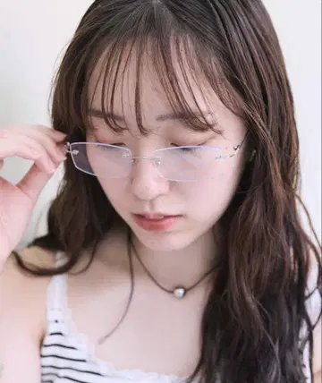 mystic/클리어 프레임리스 안경