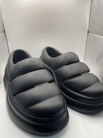블랙 사보 클로그 샌들