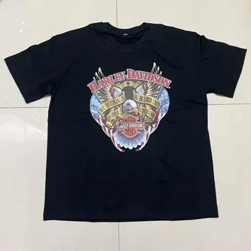 Harley-Davidson 매 할리데이비슨 빈티지풍 밴딩 T셔츠