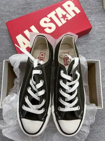 CONVERSE CANVAS J OX 스니커즈 23cm 올리브
