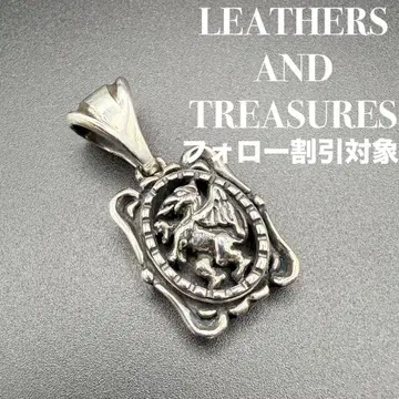 [새상품급] LEATHERS AND TREASURES 스퀘어 크레스트
