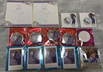 닌타마 란타로 최강의 군사 체험전 하치야 사부로 캔뱃지 색지 미니 캐릭터