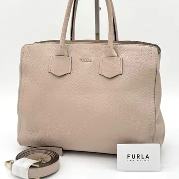 [양품] FURLA 알바 핸드백 토트백 2way 베이지