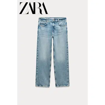 ZARA Z1975 미드라이즈 스트레이트 청바지 34