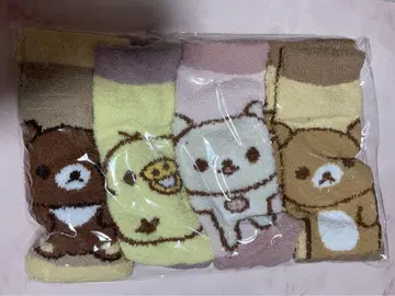 네오 리락쿠지 8 모코모코 양말 4종 세트