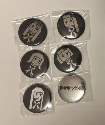 BAND-MAID 캔뱃지 6개 세트