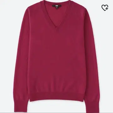 UNIQLO 유니클로 캐시미어 V넥 스웨터 12 PINK