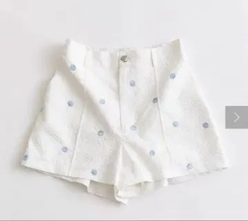 올리브 데 올리브 쉘 패턴 숏팬츠