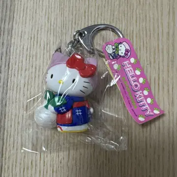지역 한정 키티 가고시마 한정 사쿠라지마 무 키티 키링 새상품