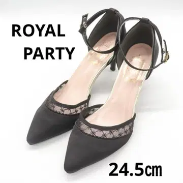 로얄파티 펌프스 블랙 24.5 블랙 ROYAL PARTY