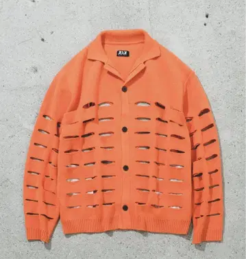 FAF Fence Knit Cardigan 'Orange'