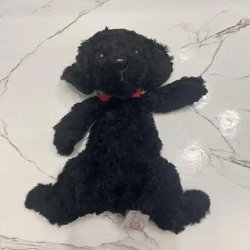 강아지 블랙 봉제 인형