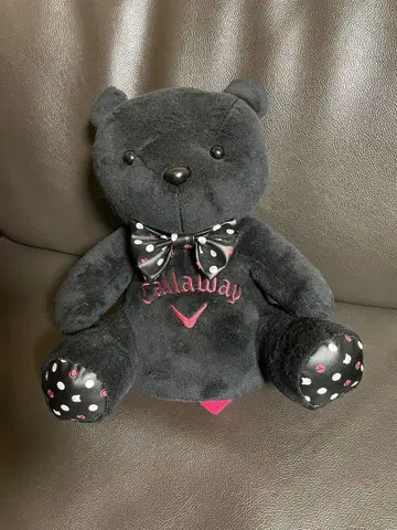 Callaway Bear 골프헤드커버 블랙/핑크