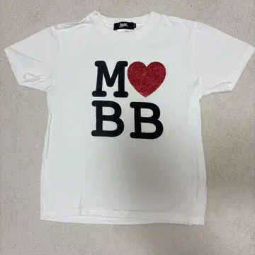 MOBB 티셔츠 M 사이즈 화이트