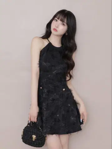 m me eme 엠에메 Flower tulle mini onepiece