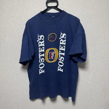 80-90년대 FOSTER'S 티셔츠 네이비 호주 생산