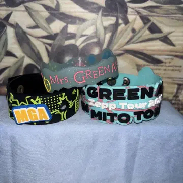 Mrs. GREENAPPLE 페이즈1 시대의 러버 밴드 3개 묶음 판매