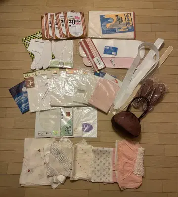 기모노 기모노 액세서리 묶음 판매 (타비, 장식용 깃 등)