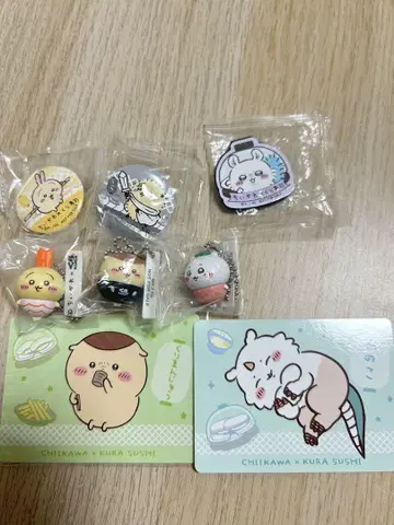 치이카와 (먼작귀) x 쿠라스시 피규어 캔뱃지 마그넷