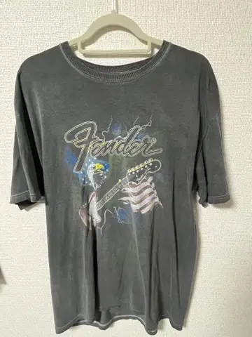 Fender 기타 빈티지 T셔츠 다크 그레이