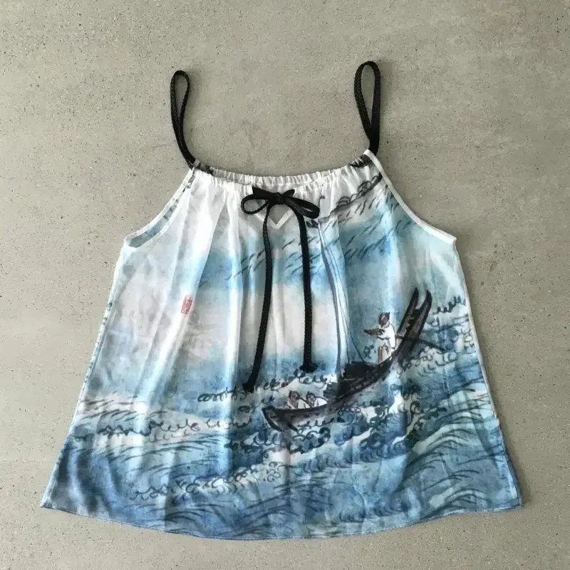 ★COYSEIO★TWISTED SLEEVELESS TWISTED SLEEVELESS DARK NAVY - coyseio
