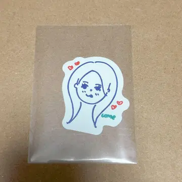 노기자카 한여름의 전국 투어 CAFE 캐리커처 스티커 우메자와 미나미