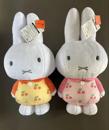 미피 봉제 인형 체리 패턴 2개 세트