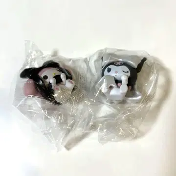 산리오 발레 리본 피규어 마이멜로디 쿠로미 세트