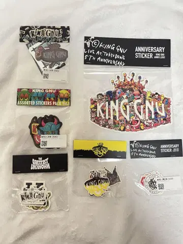 King Gnu LIVE 굿즈 스티커