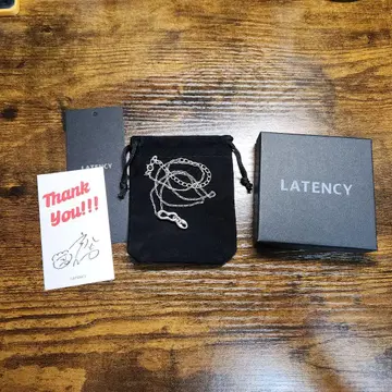 LATENCY 실버 체인 목걸이