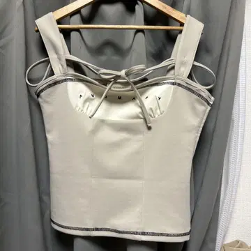 Andmary Luca stitch tops beige