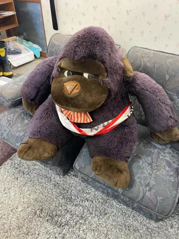 큰 고릴라 봉제 인형 레트로 높이 70cm 폭 90cm