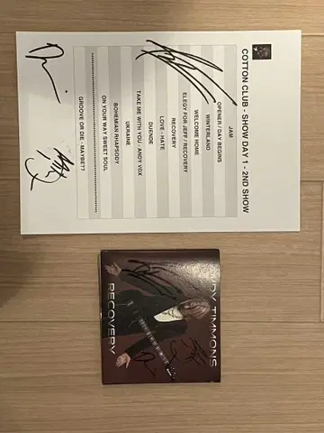 Andy Timons 친필 사인 CD