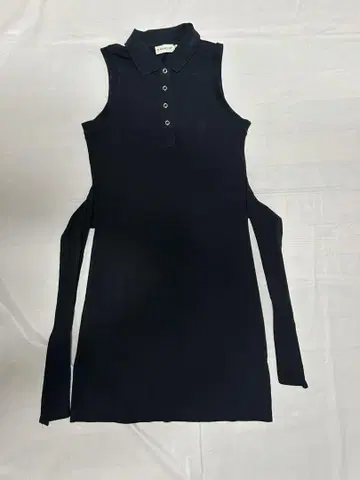 MONCLER 슬리브리스 원피스 블랙
