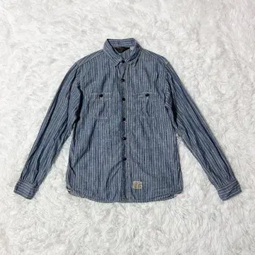 쿠티 x 엔지니어드 가먼츠 코튼 스트라이프 긴팔 셔츠 M