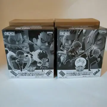 점프 월드 컬렉터블 피규어 루피 & 카타쿠리 조로 & 상디