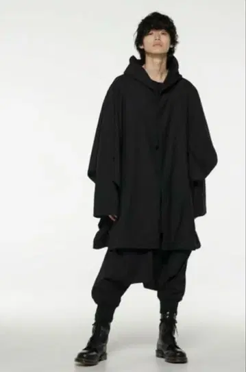 2018AW ground Y 레이어드 케이프 코트