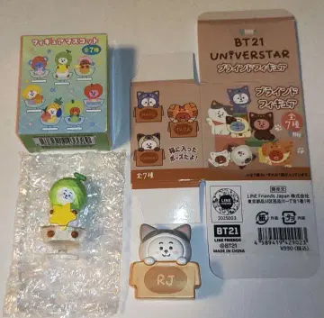 BT21 Fruit Punch 랜덤 미니 피규어 마스코트 RJ CAT