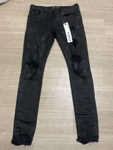PURPLE BRAND 블랙 데님 팬츠
