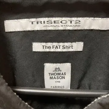 THOMAS MASON 블랙 / 반팔 셔츠