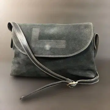 LANCEL 빈티지 스웨이드 숄더백