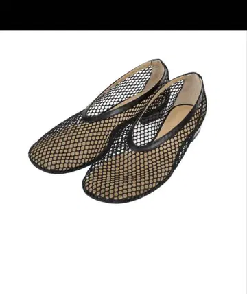 CLANE MESH OBLIQUE TOE FLAT SHOES